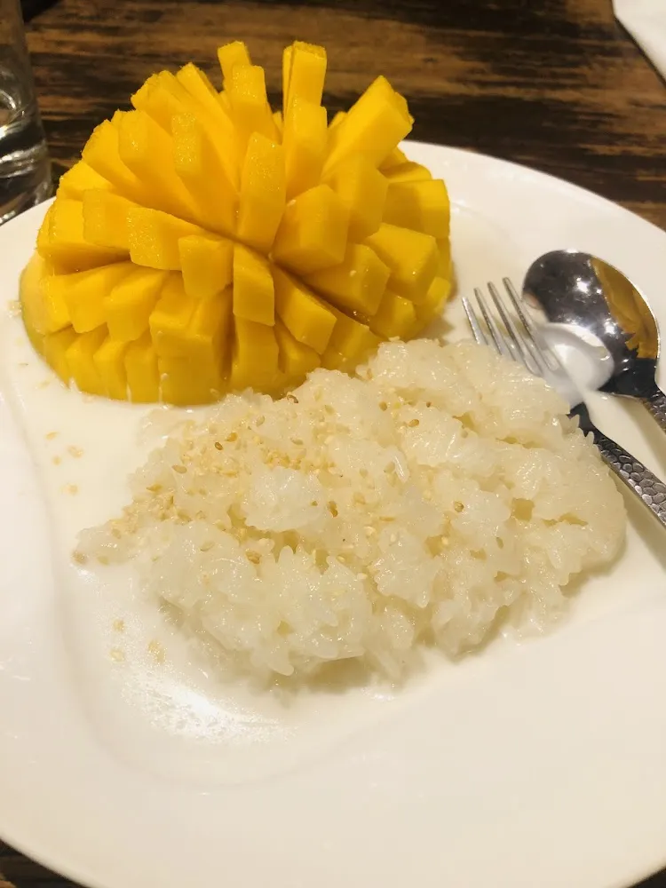 Mangue Avec Riz Gluant
